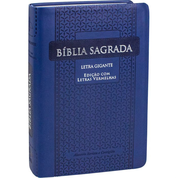 Biblia Sagrada ARC - letra gigante - c/indice azul