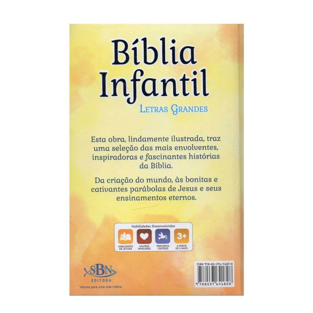 Bíblia Infantil - Possui o Antigo e Novo Testamento - Desenvolvida