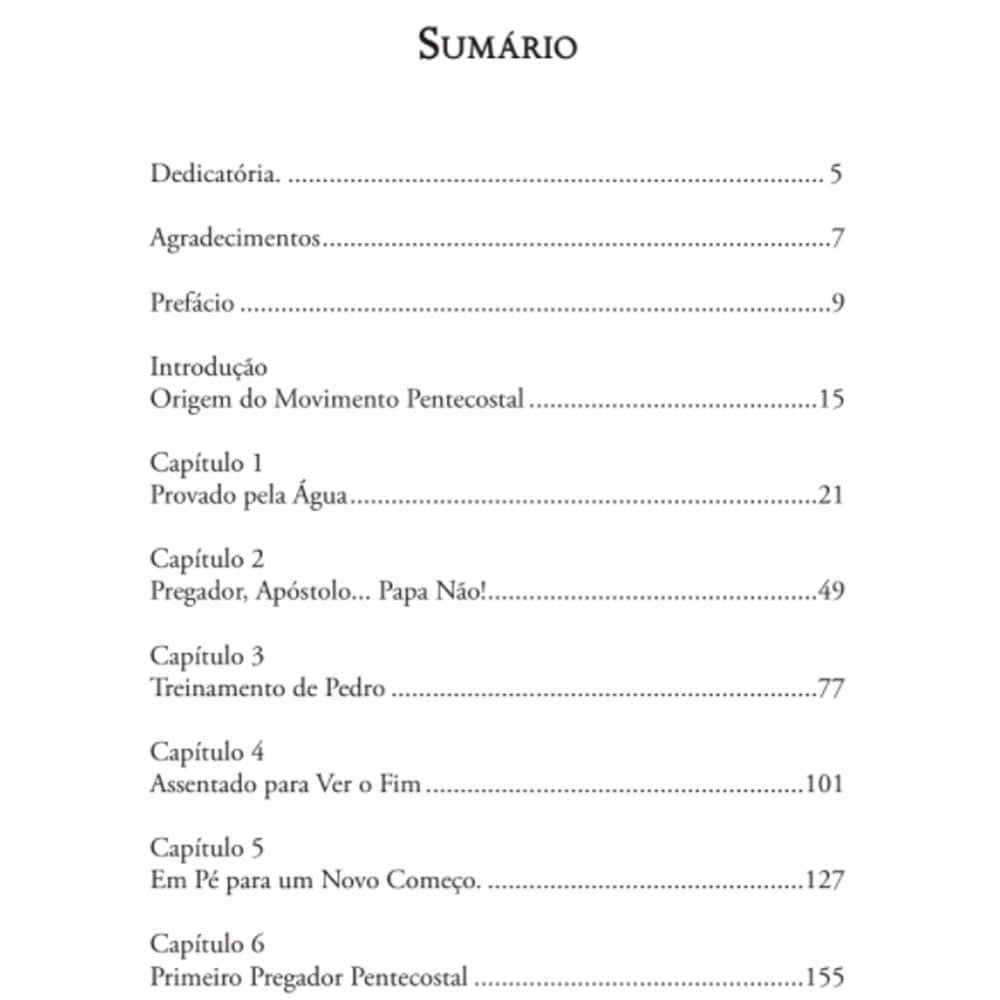 Pedro o Primeiro Pregador Pentecostal Ciro Sanches Zibordi