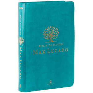 Bíblia de Estudo Max Lucado | NVI | Leitura Perfeita | Capa Luxo Verde