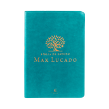 Bíblia de Estudo Max Lucado | NVI | Leitura Perfeita | Capa Luxo Verde