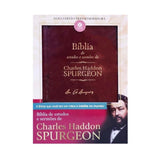 Bíblia de Estudos e Sermões de C. H. Spurgeon | NVT | Letra Normal | Capa Luxo Vinho