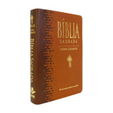 Bíblia Sagrada | Letra Gigante | NTLH | Capa Marrom Claro | Com Índice