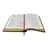 Bíblia Grande Harpa Cristã Luxo - Letra Gigante Floral Vinho