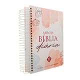 Minha Bíblia Diária Tinta Água | NVI | Com Espaços Para Anotações | Capa Dura