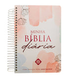 Minha Bíblia Diária Tinta Água | NVI | Com Espaços Para Anotações | Capa Dura