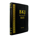 Bíblia King James 1611 | Letra Hipergigante | Capa Luxo Preta