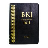Bíblia King James 1611 | Letra Hipergigante | Capa Luxo Preta