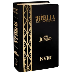 Bíblia King James Atualizada | Letra Jumbo | Capa Arabesco Preta