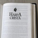 Bíblia Sagrada com Harpa Cristã | ARC | Letra Gigante | Capa Luxo Floral Preta