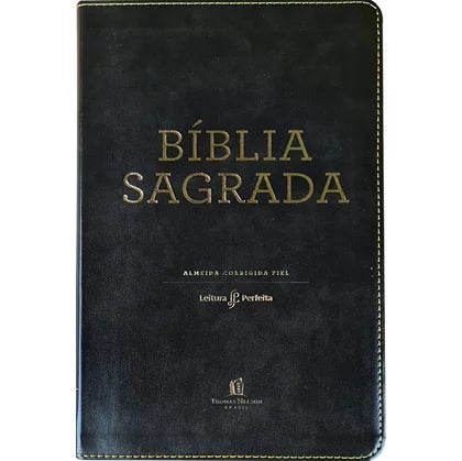 Bíblia Sagrada Slim  | ACF | Leitura Perfeita | Couro Soft Preto