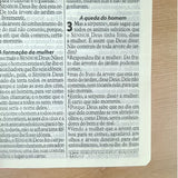 Bíblia Sagrada | ARA | Letra Gigante | Capa Luxo Pink C/ Zíper