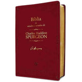 Bíblia de Estudos e Sermões de C. H. Spurgeon | NVT | Letra Normal | Capa Luxo Vinho