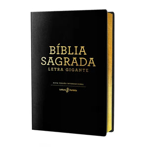 Bíblia Leitura Perfeita NVI | Letra Gigante | Capa Couro Soft Preta