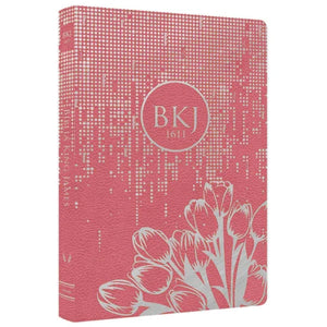 Bíblia King James 1611 Slim - Fina | Fiel | Letra Normal | Capa Tulipa