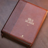 Bíblia Sagrada | ACF | Espaço Para Anotações | Leitura Perfeita | Couro-Soft Marrom