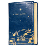 Bíblia The Purpose Book | A21 | Capa Couro Soft Azul Reino