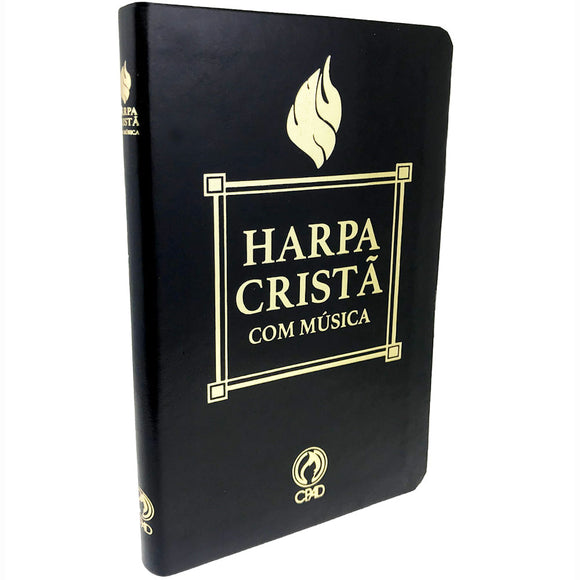 Harpa Cristã | Com Música | Capa preta