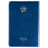 Bíblia The Purpose Book | A21 | Capa Couro Soft Azul Reino