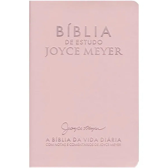 Bíblia de Estudo Joyce Meyer | NVI | Letra Média | Capa Nude