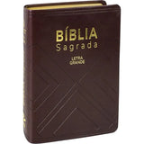 Bíblia Sagrada Nobre | NAA | Letra Grande | Capa Marrom Luxo com indice