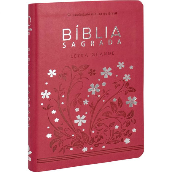 Bíblia Sagrada Letra Grande l RA l Pink
