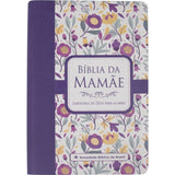 Bíblia da Mamãe | ARA | Letra Normal | Capa Luxo Flores Malva