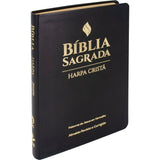 Bíblia Sagrada Letra Grande l Edição com Letras Vermelhas e Harpa Cristã