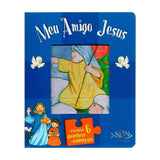 Livro Janelinhas Bíblicas - Meu Amigo Jesus - Quebra-Cabeça