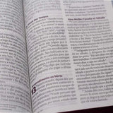 Bíblia de Estudo Ella | NVI | Capa Dura Especial Rosa