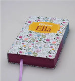Bíblia de Estudo Ella | NVI | Capa Dura Especial Rosa