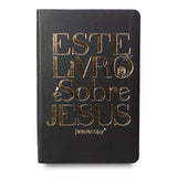 Bíblia Jesus Copy Este Livro é Sobre Jesus | NVI | Letra Normal | Capa Luxo Preta