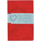 Bíblia de estudo Desafio de toda mulher - Rosa - Mundo Cristão