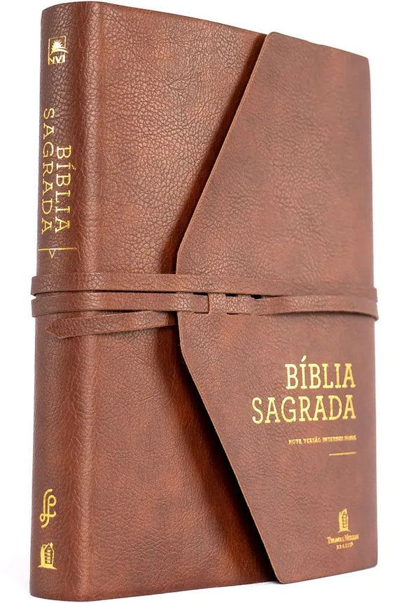 Bíblia Sagrada | NVI | Letra Normal | c/ Espaço para Anotações | Capa Couro Soft