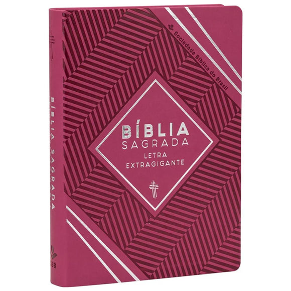 Bíblia Sagrada | Letra Extragigante | NTLH | Capa Luxo Pink