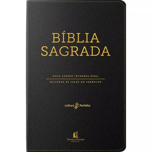 Bíblia Sagrada NVI | Leitura Perfeita | Luxo Preta C/ Índice