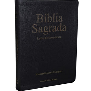 Biblia Sagrada - letra extragigante - Almeida Corrigida - c/indice preta