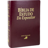 Bíblia de Estudo do Expositor | Letra Normal | NTVE | Capa Vinho
