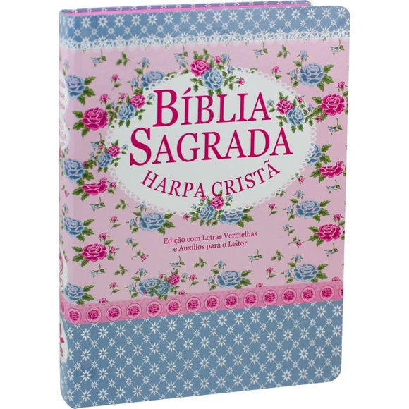 Bíblia Sagrada com Harpa Cristã - Letra Gigante - capa dura