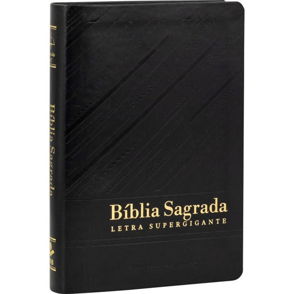 Bíblia Sagrada | Letra Supergigante | ARC | Capa Luxo Preto