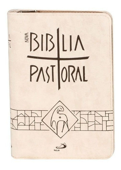Nova Bíblia Pastoral - Zíper creme