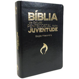A Bíblia De Estudo Pentecostal Para Juventude | Letra Normal | ARC | Preto Luxo