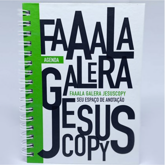Agenda Permanente Faaala Galera | Jesus Copy