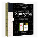 Bíblia de Estudo Spurgeon | King James 1611 | Letra Grande | Luxo | Verde